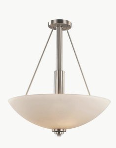 Trans Globe Lighting-70528-1 ROB-Mod Space - Three Light Pendant Rubbed Oil Bronze  Rubbed Oil Bronze Finish with White Frosted Glass